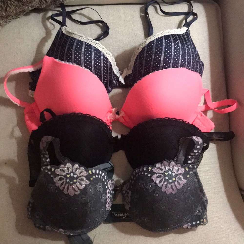 Set of four 34C bras